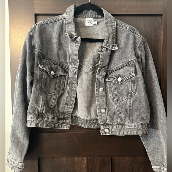 Princess Polly Cropped Denim Jacket - Picture 2 of 3